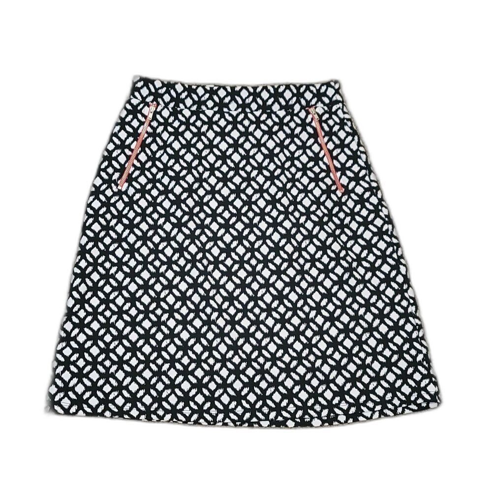 LELIS COLLECTION SKIRT Black & White Pattern